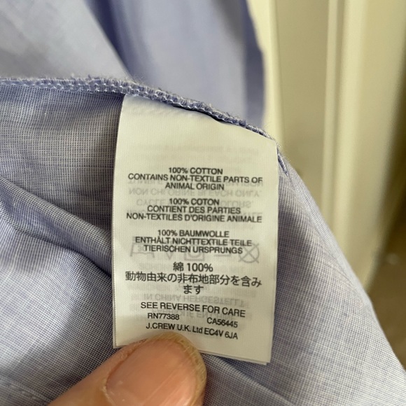 Cotton J Crew Top sz 4 - Picture 3 of 4